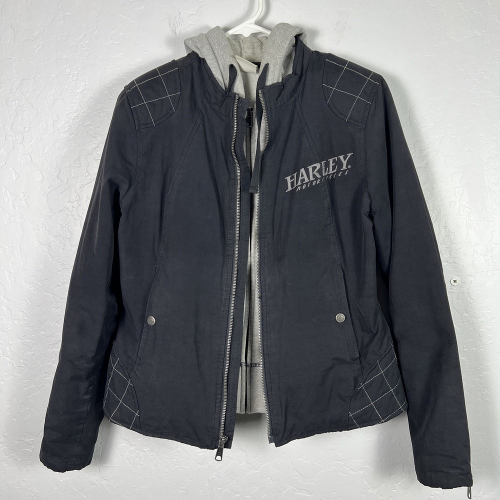 Harley-Davidson® Women's‎ Skull 3-in-1 Fleece Jacket, Black. Medium ✅